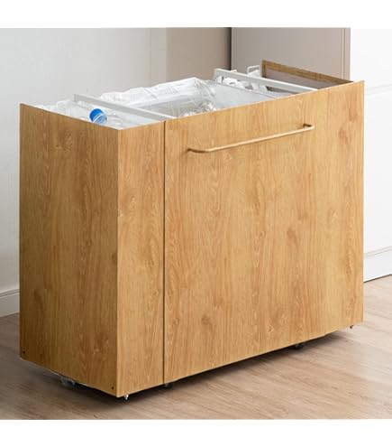 Amazon｜ヴィンテージ風 木製 ダストボックス ごみ箱 ゴミ箱